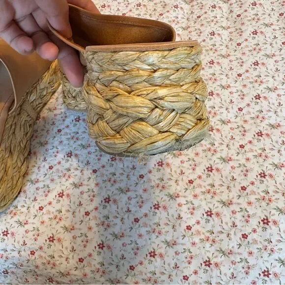 Dolce Vita Raffia Bottom Slide Sandals - Pablos - Picture 8 of 10